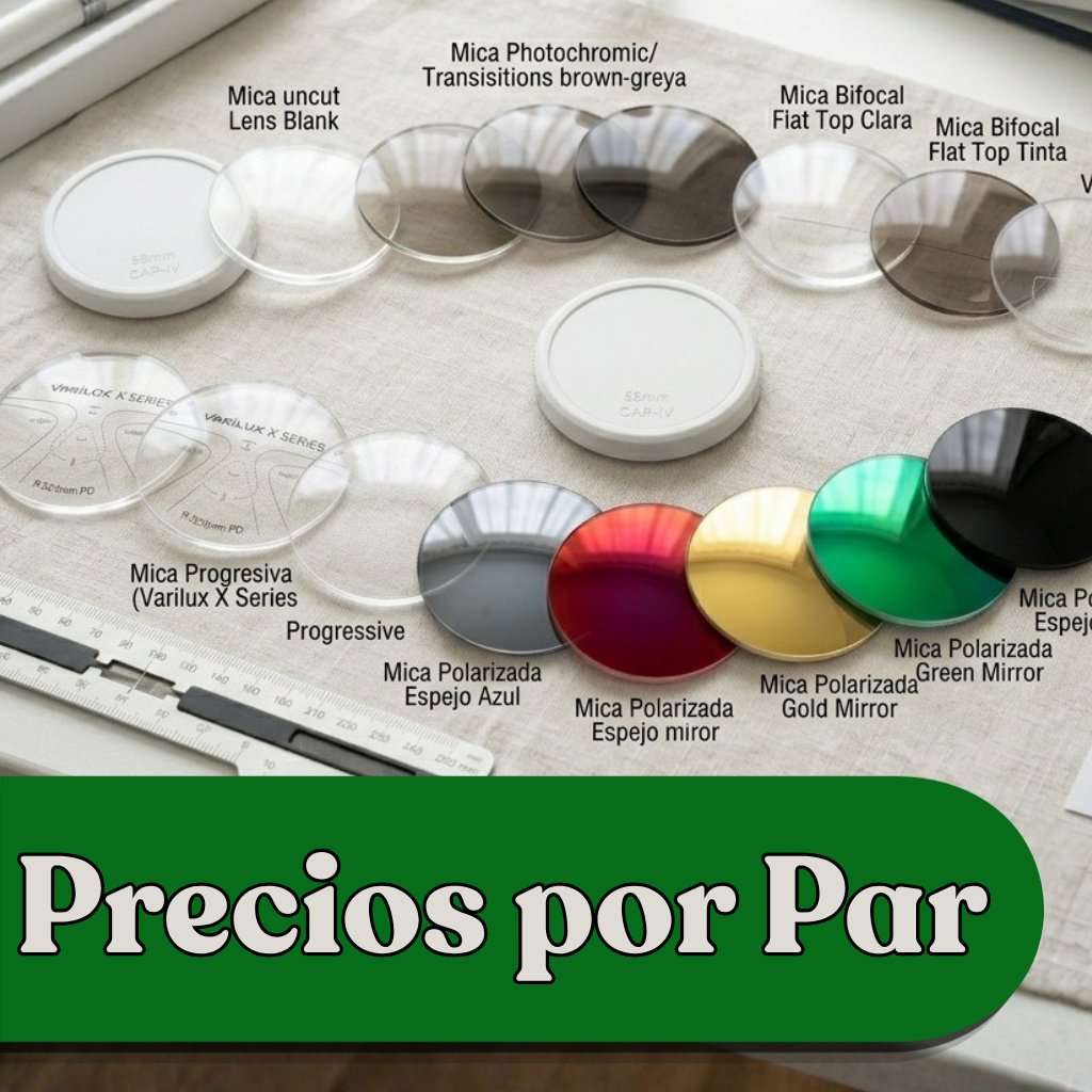 MICAS OFTÁLMICAS Y SOLARES