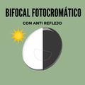 MICA BIFOCAL FOTOCROMATICO CON ANTIREFLEJANTE