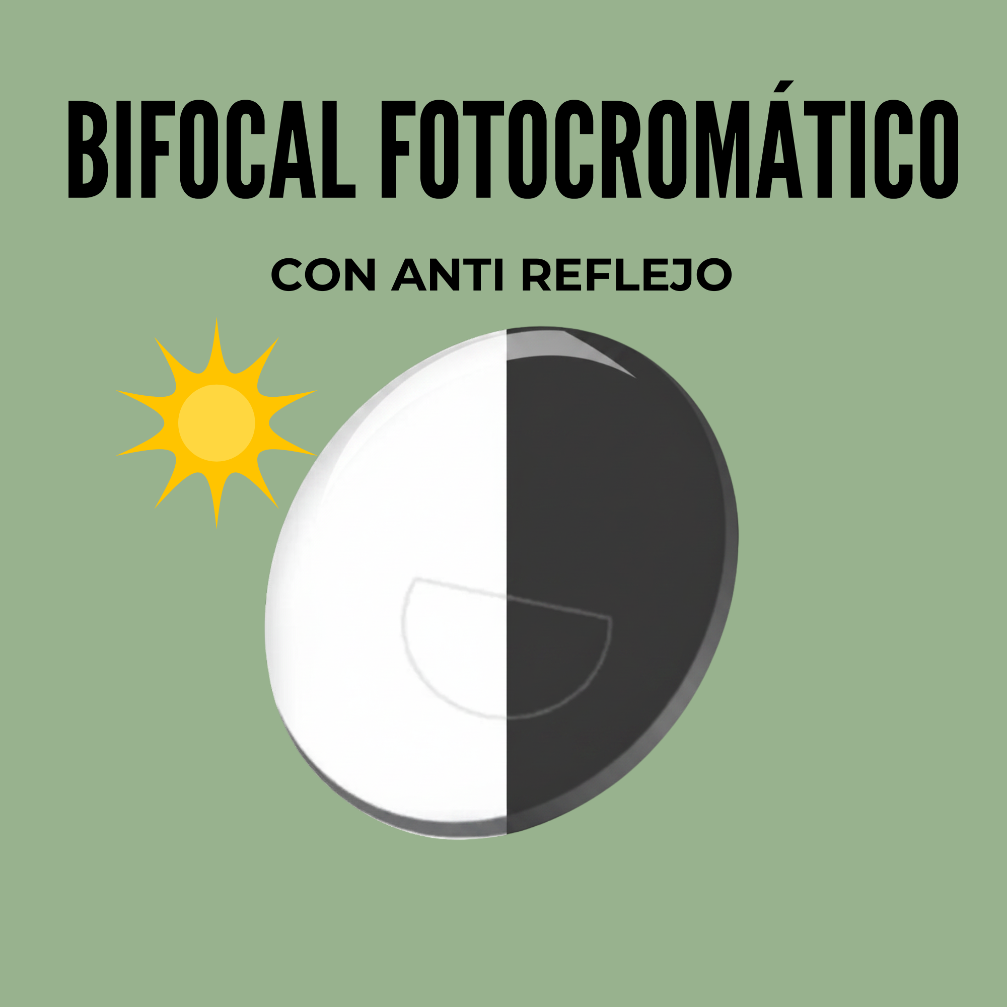 MICA BIFOCAL FOTOCROMATICO CON ANTIREFLEJANTE