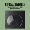 MICA BIFOCAL INVISIBLE O BLENDED POLICARBONATO CON ANTIREFLEJANTE
