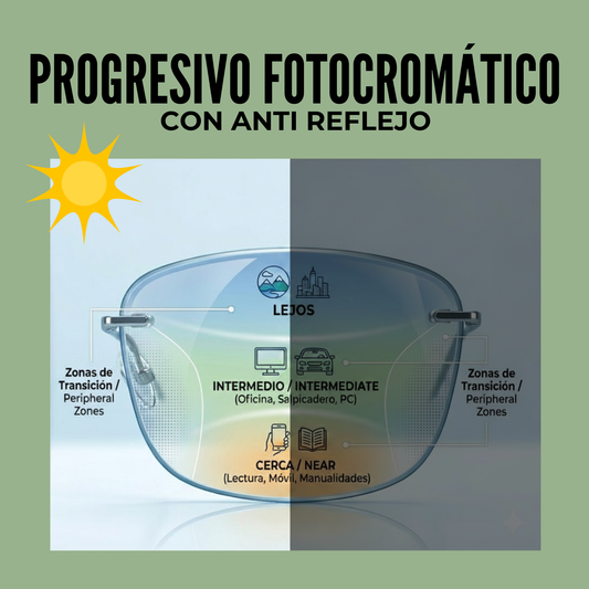 PROGRESIVO FOTOCROMATICO ANTIREFLEJANTE