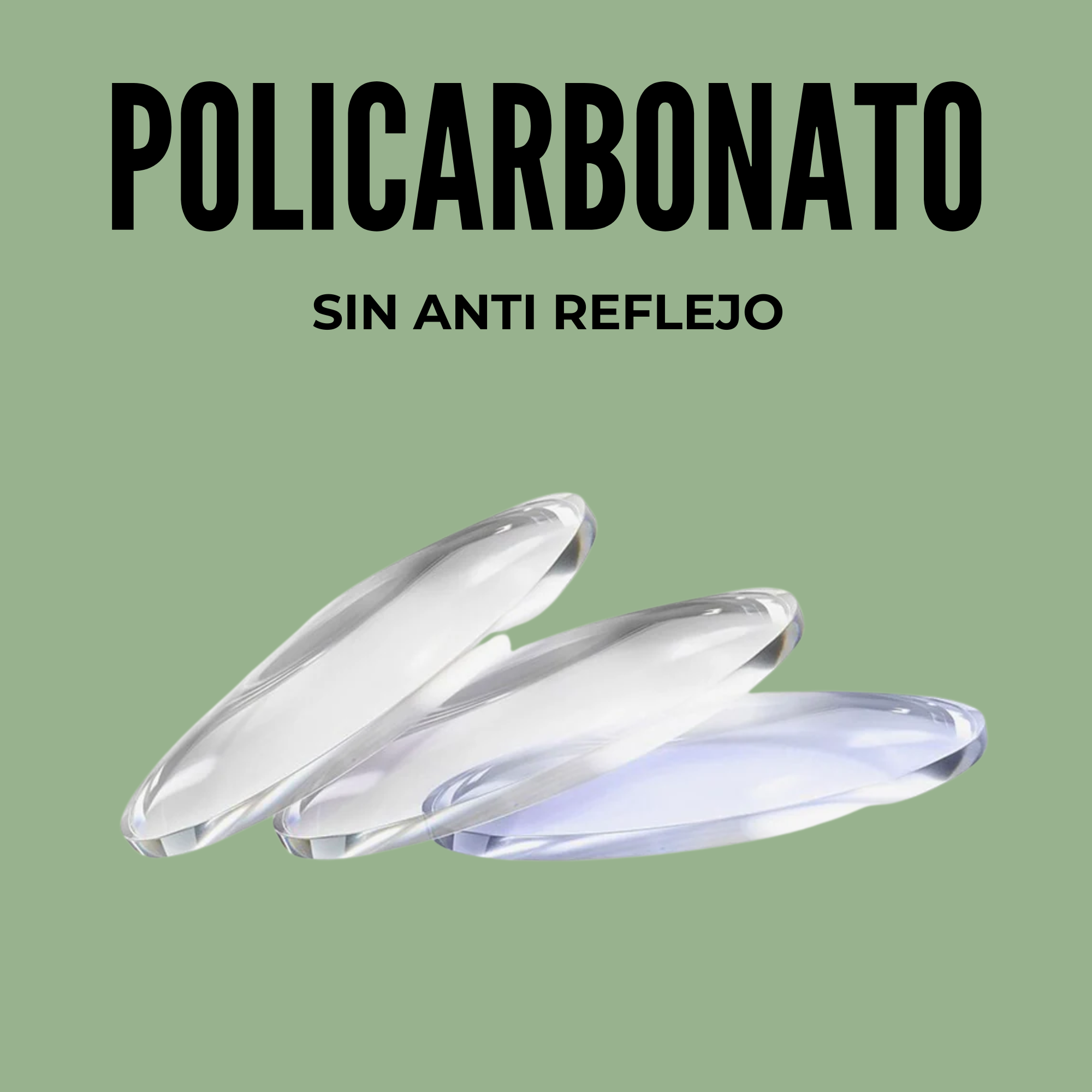 MICA POLICARBONATO SIN ANTIREFLEJANTE